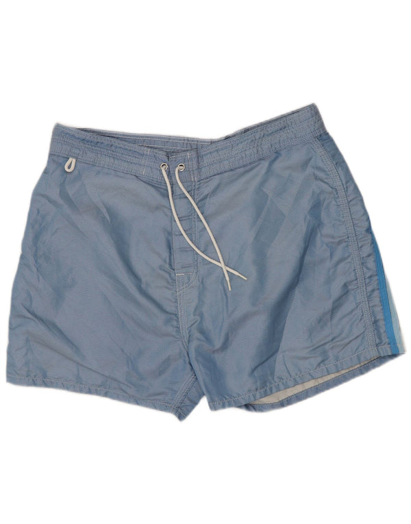 Sundek Herre badeshorts Medium Blå Geometrisk Nylon