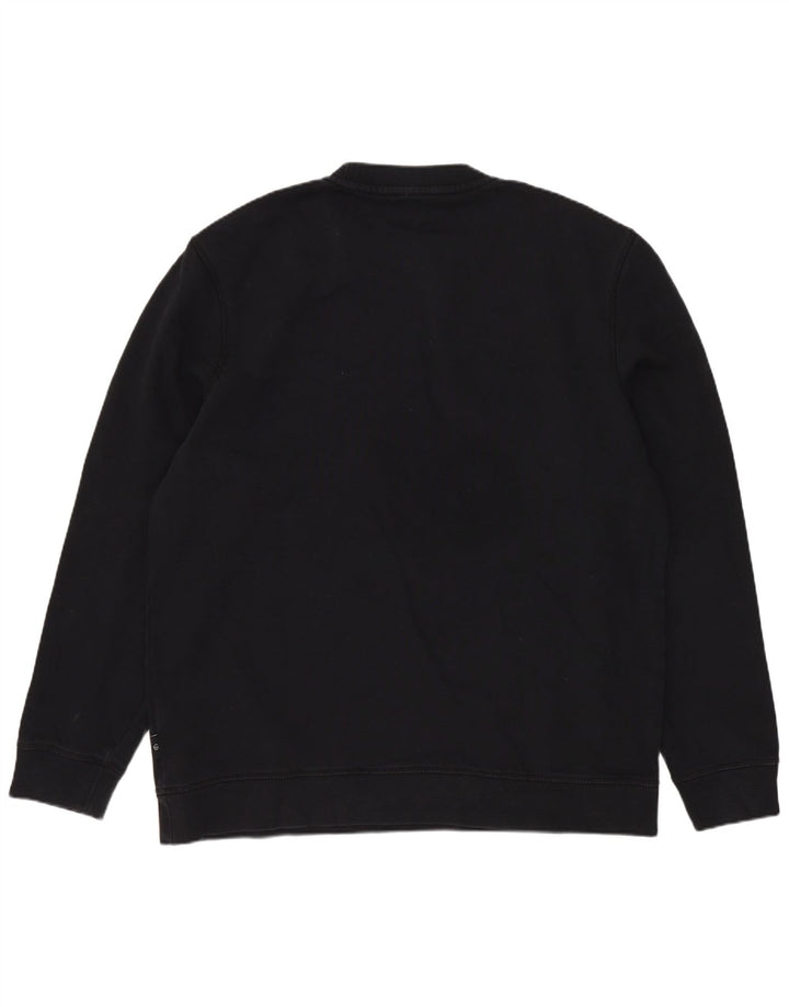Ted Baker Herre Sweatshirt Jumper Størrelse 4 Stor Sort Bomuld