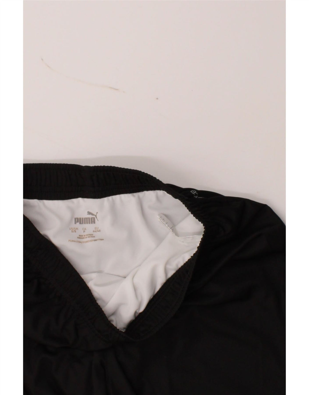 PUMA Mens Sport Shorts UK 8 Small  Black Polyester Vintage Puma and Second-Hand Puma from Messina Hembry 