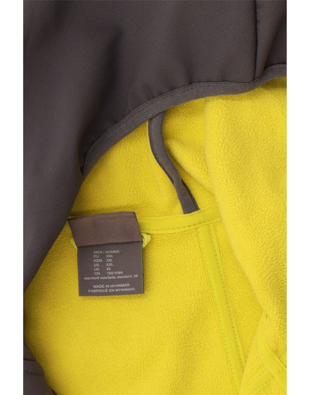 Jack Wolfskin Herre Hooded Windbreaker Jacket UK 48 2XL Grå Polyester