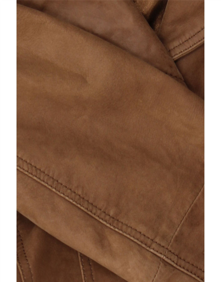 HEINE Læderfrakke til kvinder IT 38 XS Brunt læder