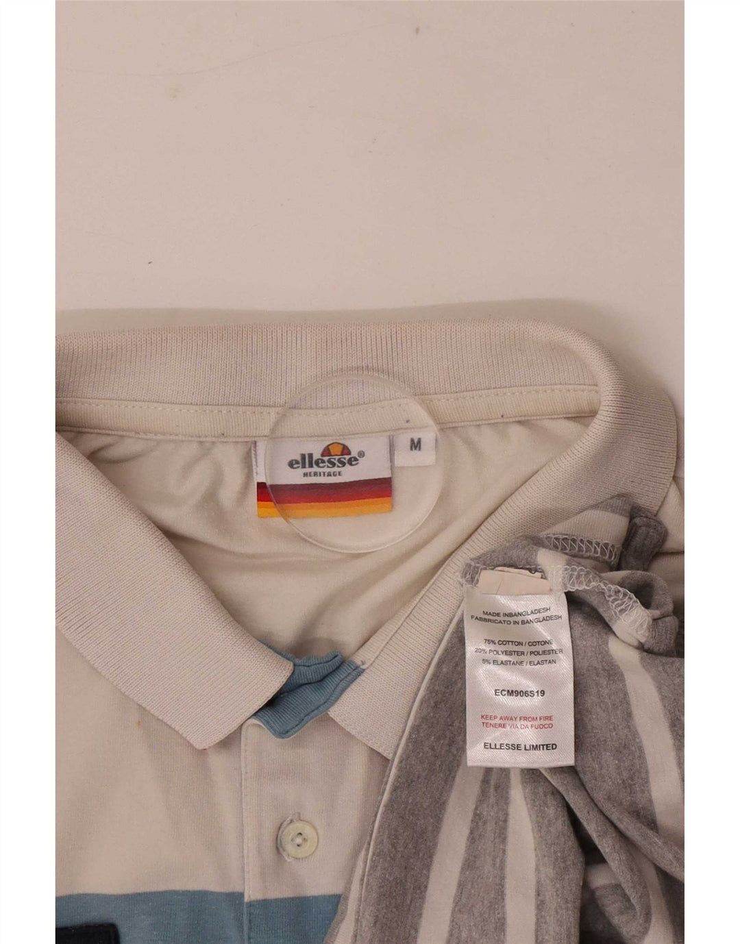 Ellesse Heritage Heritage Polo Shirt Medium Flerfarvet Stribet Bomuld