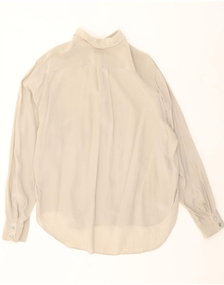 VINTAGE Womens Shirt UK 18 XL Grey Vintage Vintage and Second-Hand Vintage from Messina Hembry 