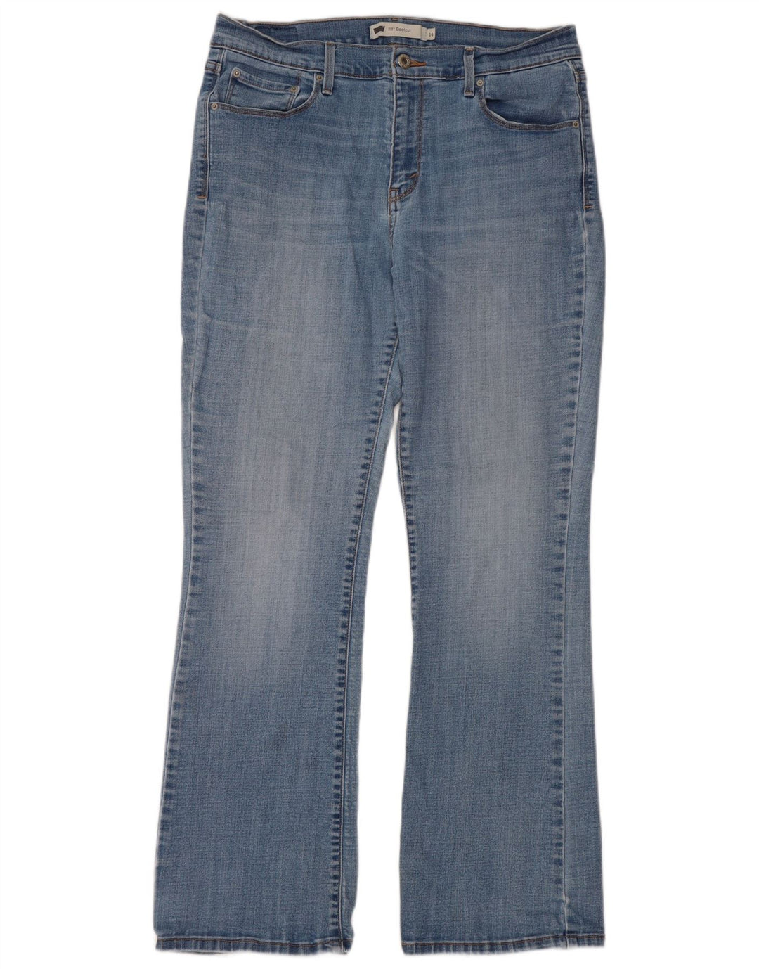LEVI'S Dame 515 Bootcut Jeans US 14 XL W34 L31 Blå