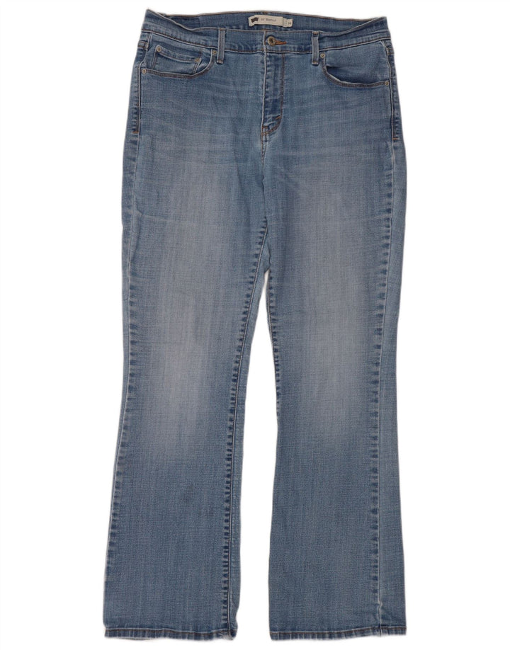 LEVI'S Dame 515 Bootcut Jeans US 14 XL W34 L31 Blå