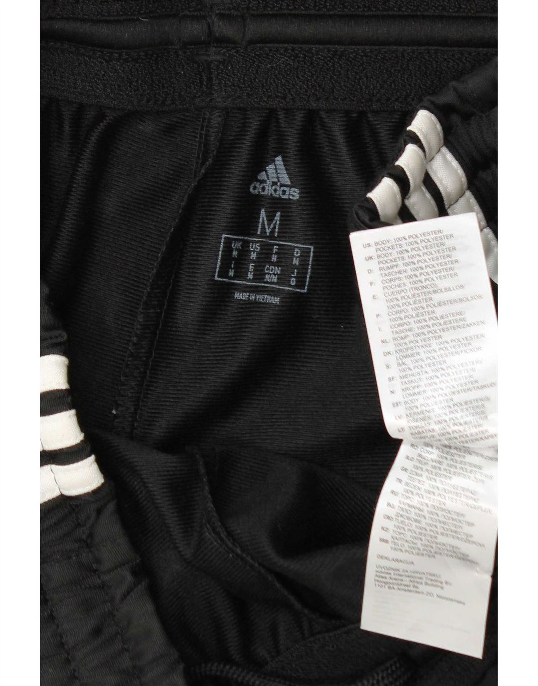 Adidas Sportsshorts til mænd, medium sort polyester
