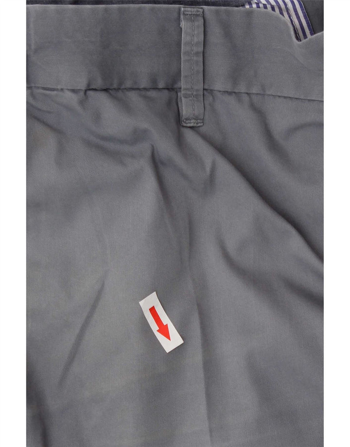 Marks & Spencer Herre Regular Fit Chinobukser W40 L31 Blå bomuld