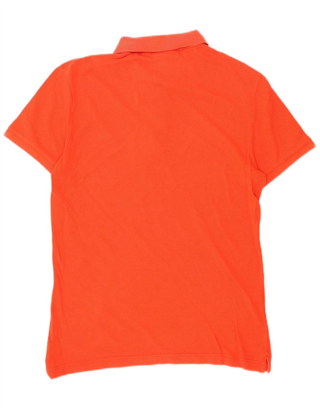 LACOSTE Herre Slim Fit Polo Shirt Størrelse 4 Medium Orange Bomuld