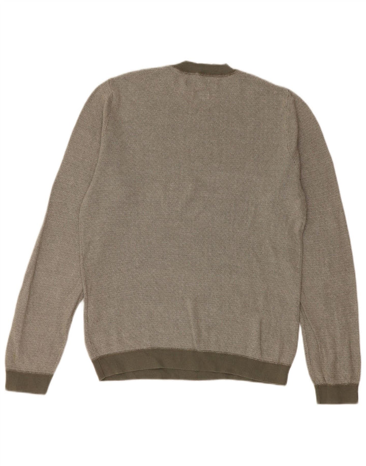 Jack & Jones Herre sweater med rund hals, lille Khaki Bomuld
