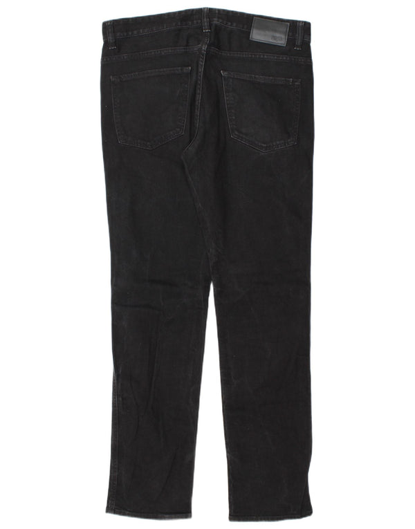 Hugo Boss Herre Slim Jeans W32 L32 Sort Bomuld