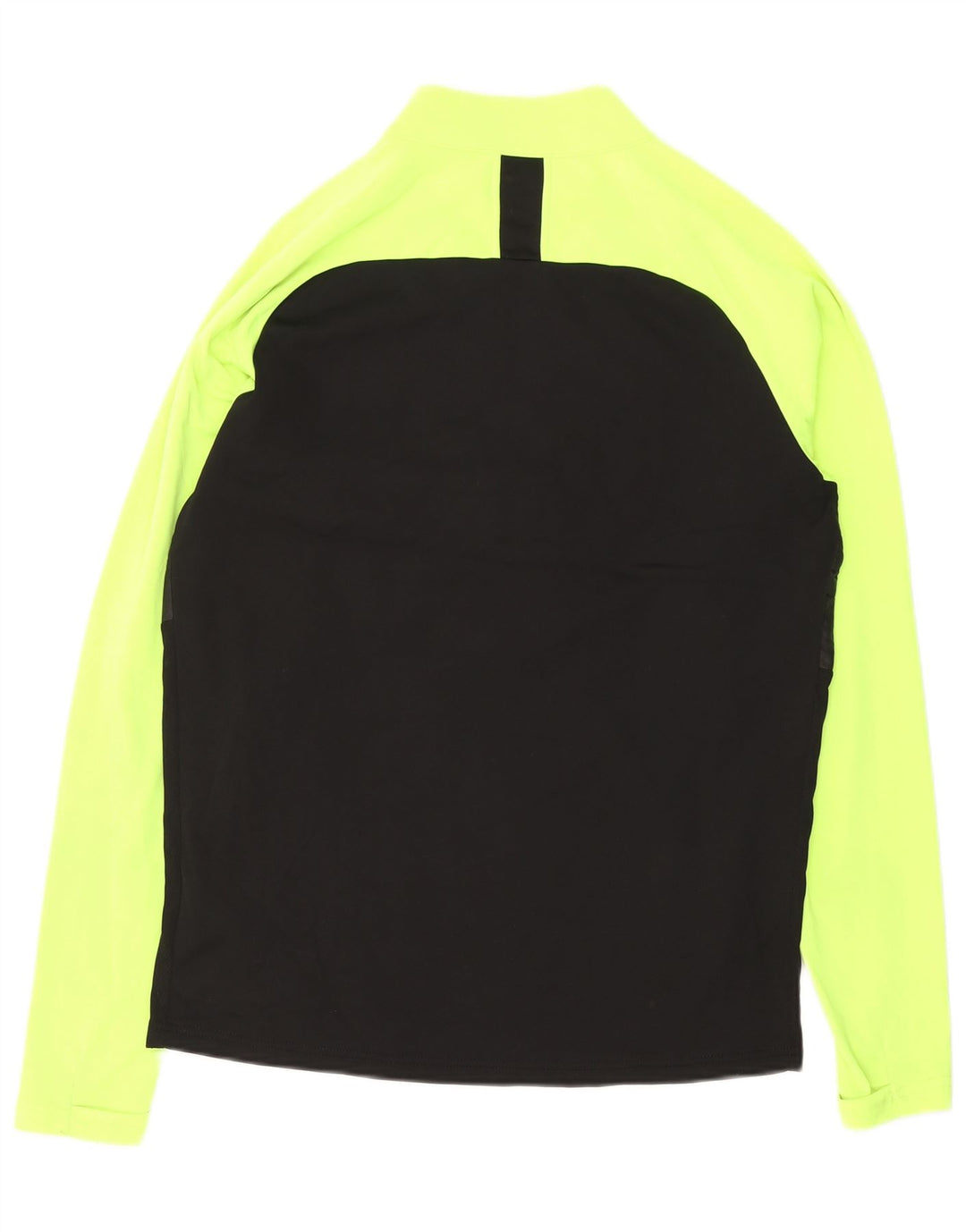 NIKE Herre Dri Fit Pullover med lynlås-hals Træningsdragt Top Medium Sort Colourblock