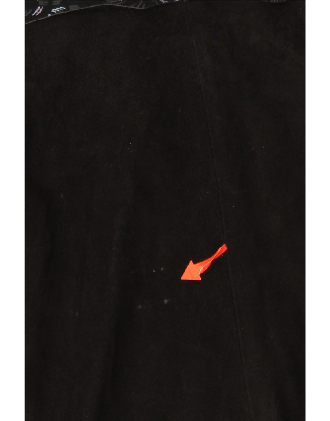 VINTAGE slå-om nederdel til kvinder W30 Medium Black Floral