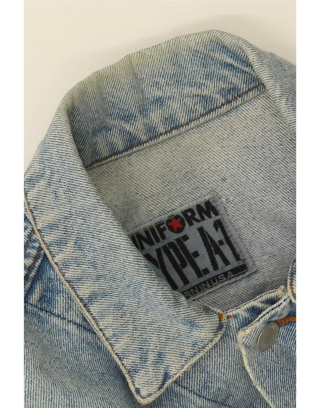 Uniform Herre denimjakke UK 40 Large Blue