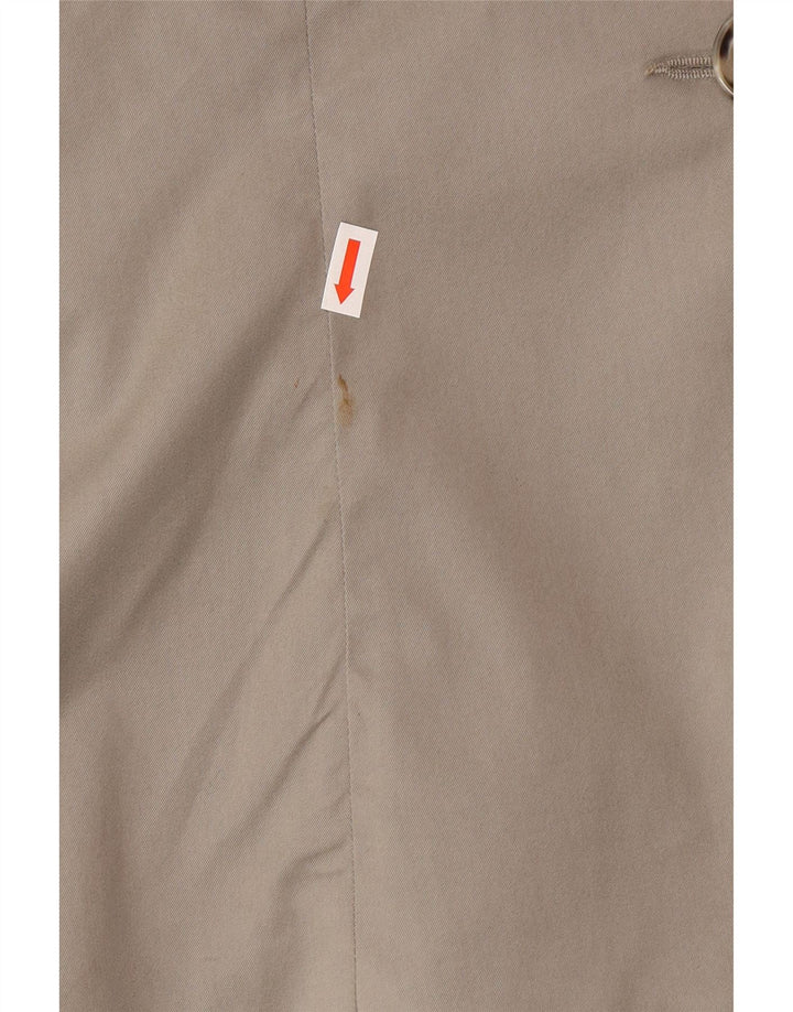 Armani Jeans Dame 2 Button Blazer Jacket US 14 XL Grå Bomuld