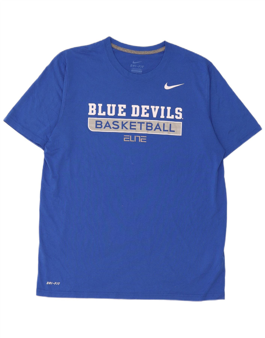 Nike Herre Blue Devils Baseball Grafisk T-shirt Top Stor polyester