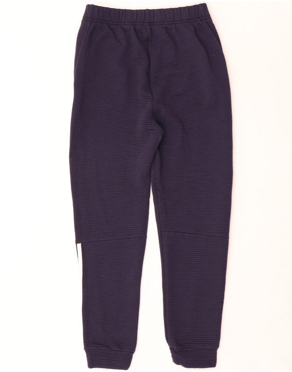 Adidas Girls Tracksuit Trousers Joggers 13-14 Years Navy Blue Cotton