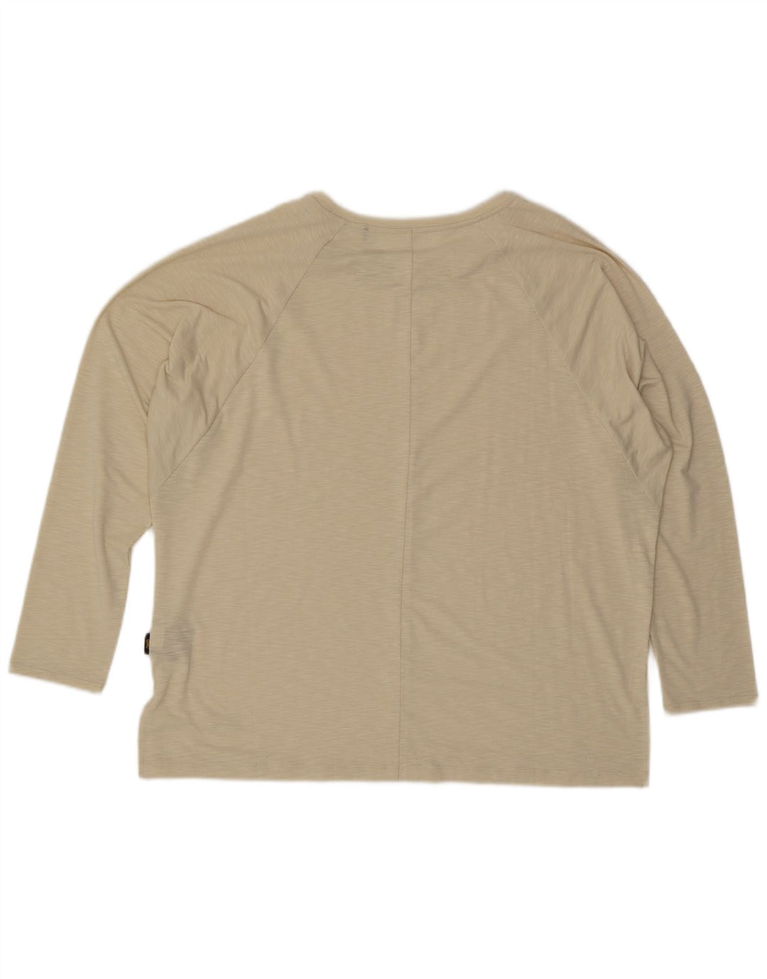Jack Wolfskin Dame Top Langærmet UK 18 XL Beige Flecked Polyester