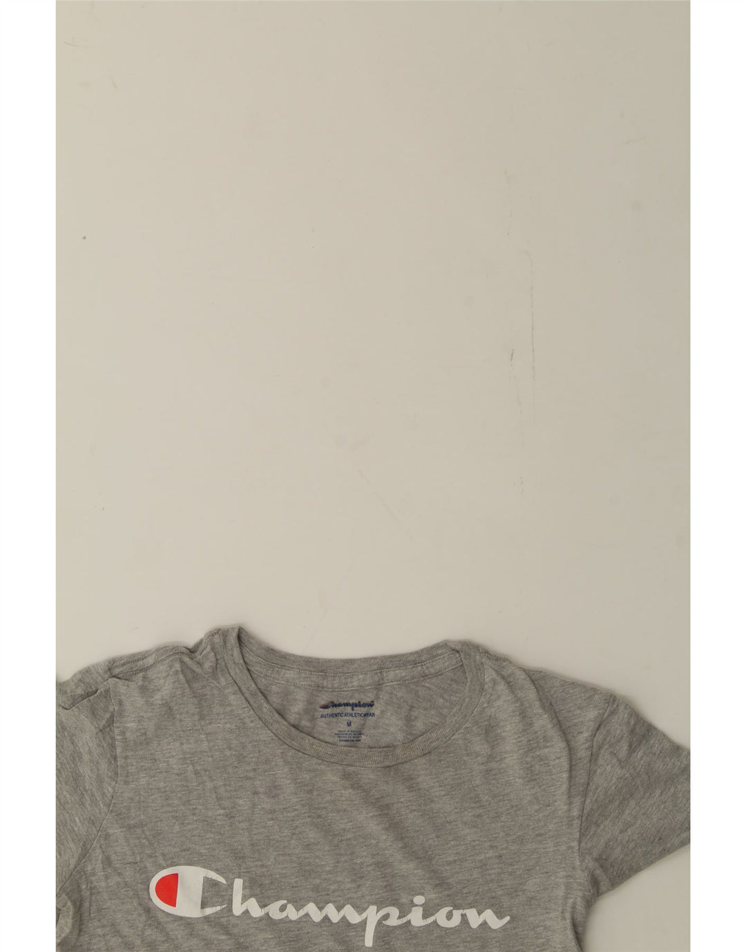 CHAMPION Boys Graphic T-Shirt Top 9-10 Years Medium Grey Cotton Vintage Champion and Second-Hand Champion from Messina Hembry 
