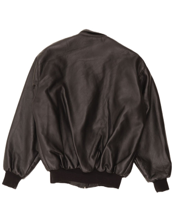 Pervin Herre Læderjakke UK 42 XL Sort