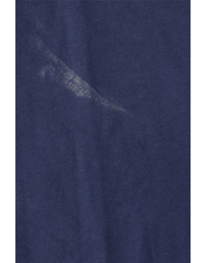 Nike grafisk T-shirt top til mænd 2XL marineblå bomuld