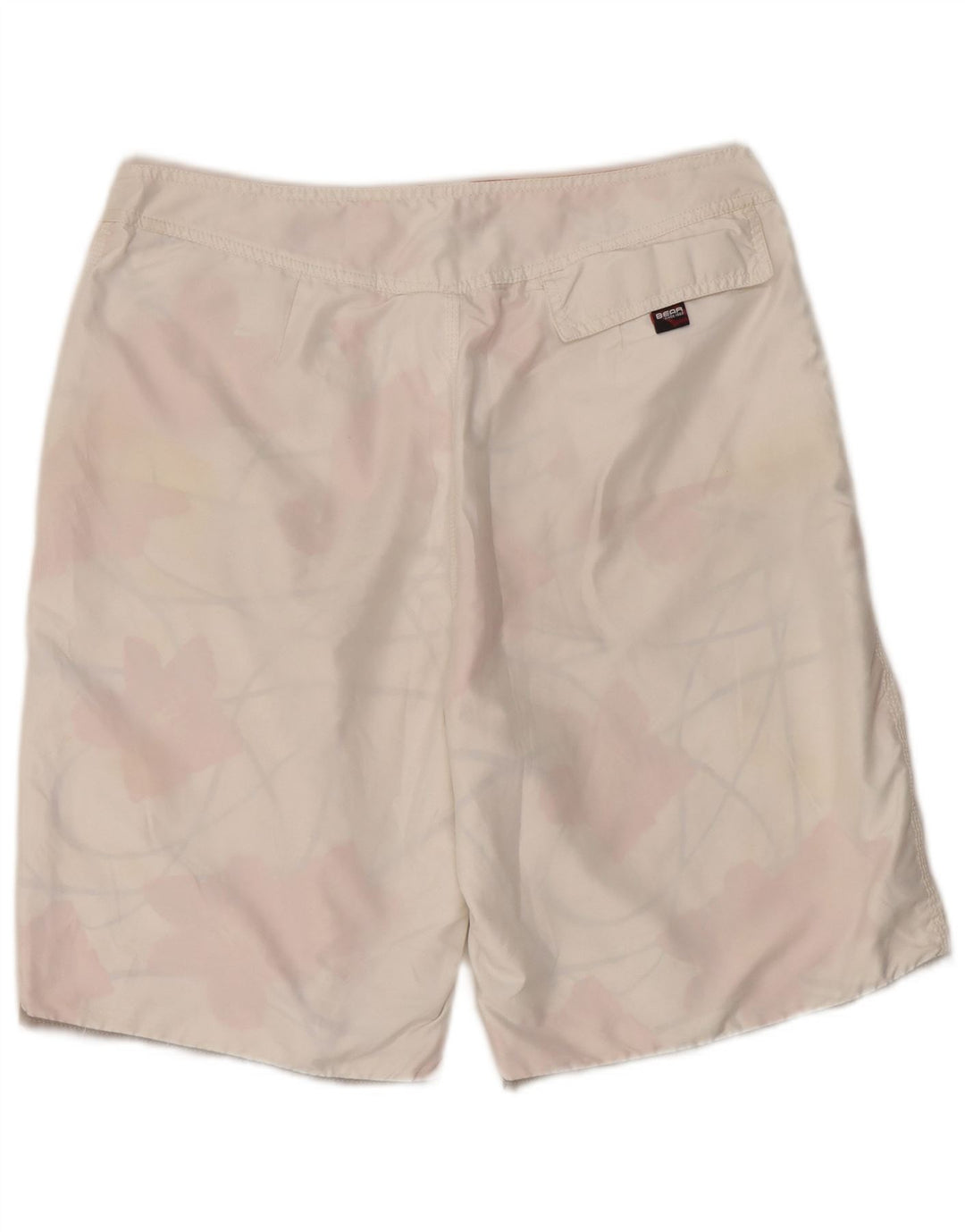 Bear Herre vendbare svømmeshorts Medium White Polyester