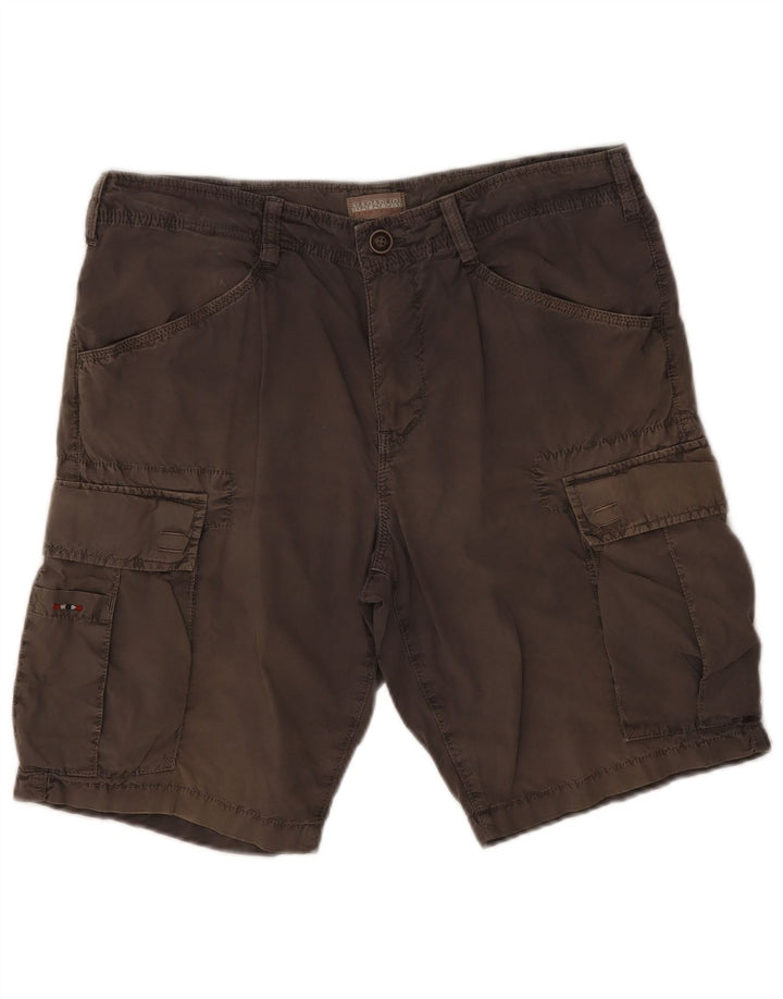 Napapijri Herre Cargo Shorts W32 Medium Grå