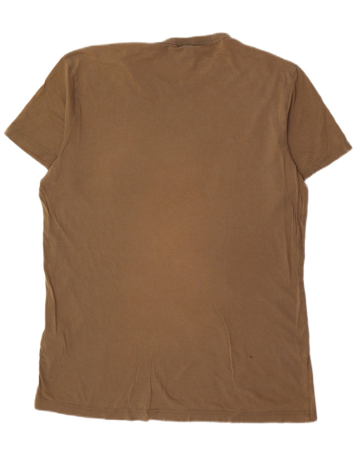 G-Star Herre Grafisk T-Shirt Top Stor Khaki Bomuld