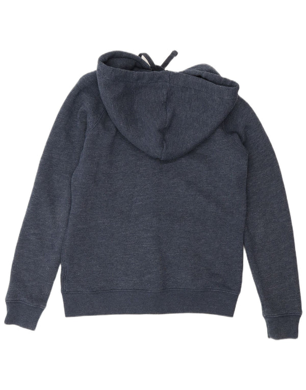 Jack Wills Dame Oversized Hættetrøje med lynlås UK 10 Small Navy Blue