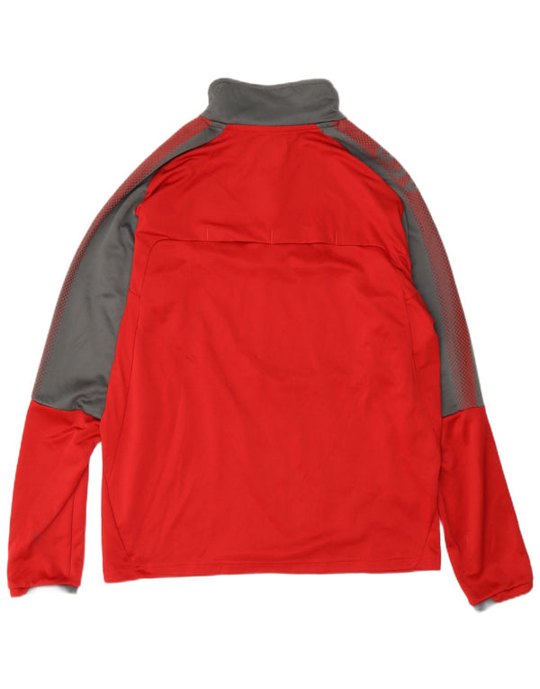 Puma Mens Arsenal Graphic Pullover Tracksuit Top Large Red Colourblock