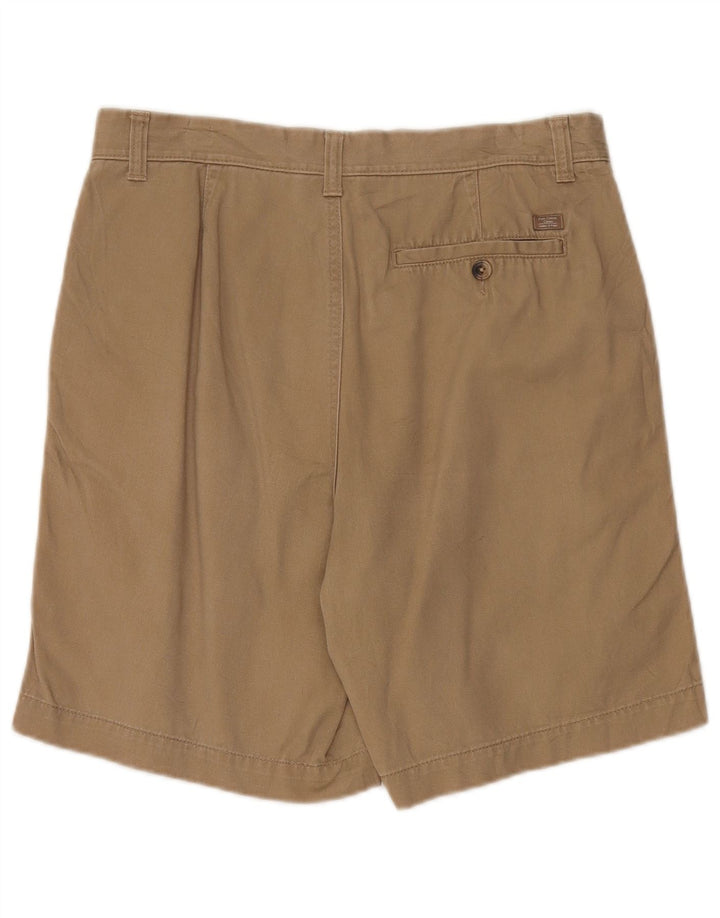 MARKS & SPENCER Chino-shorts til mænd W32 Mellembrun bomuld