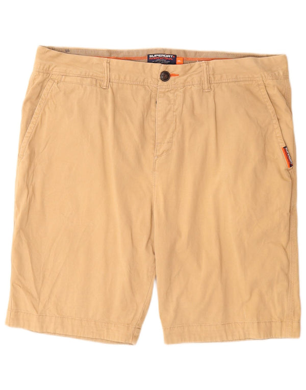 Superdry Chino Shorts til mænd W36 Stor Beige Bomuld