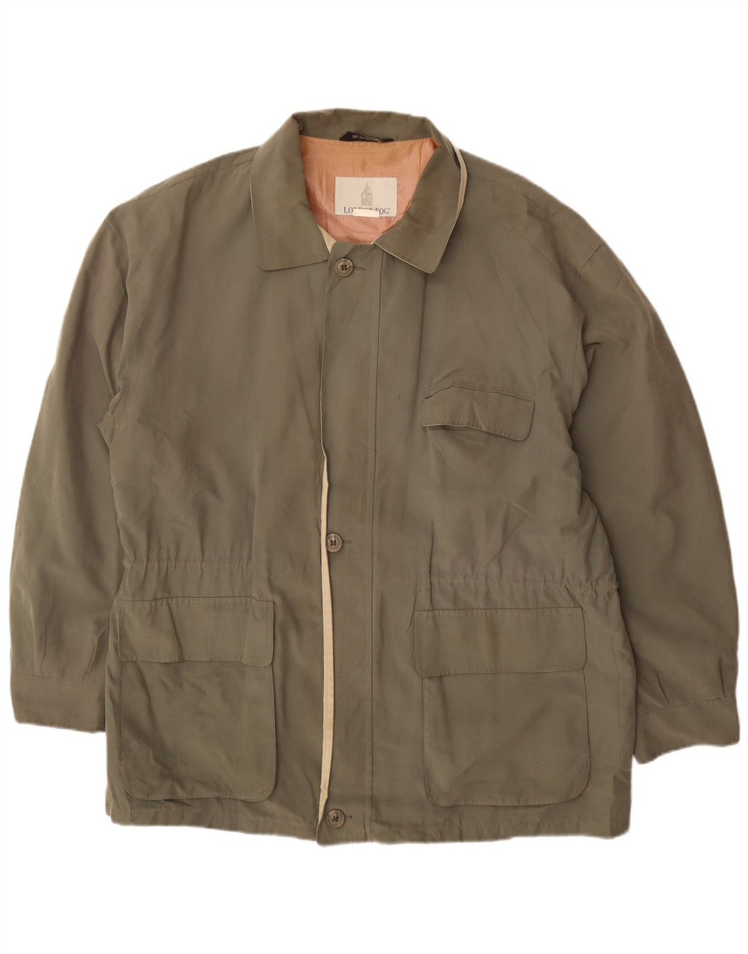 LONDON FOG Herre Utility Jacket UK 42 XL Khaki