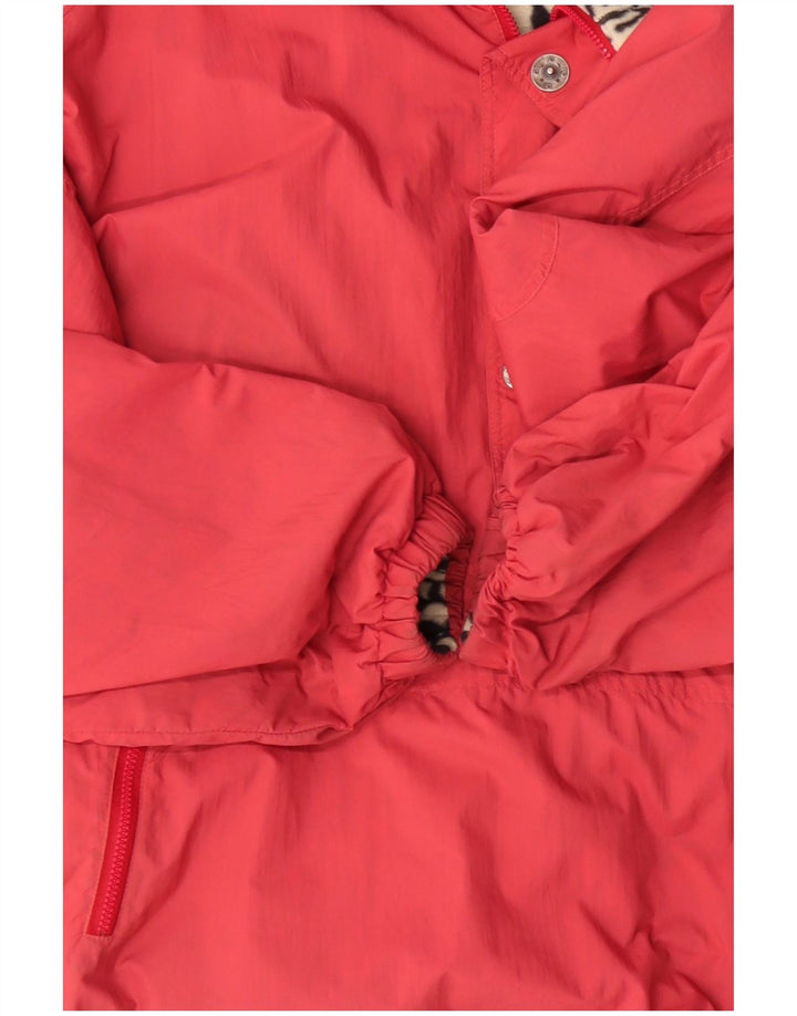 Schoffel Herre hættetrøje Vendbar jakke UK 46 3XL Red Floral Retro