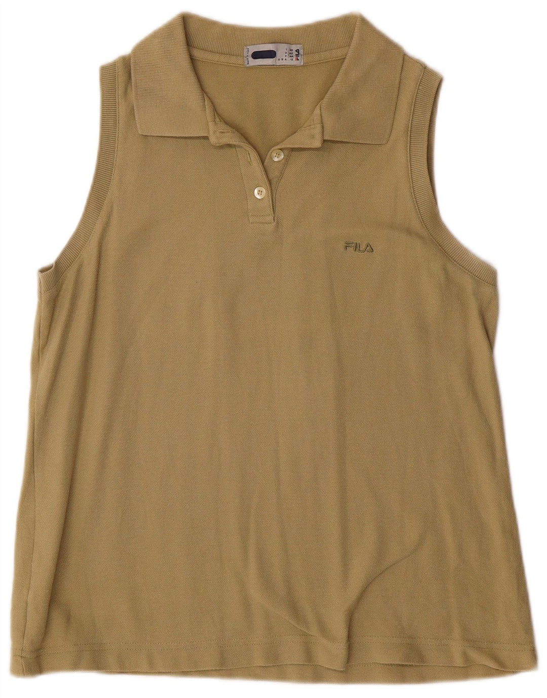FILA ærmeløs poloshirt til kvinder IT 48 XL Khaki