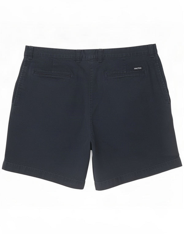 Nautica Chino-shorts til mænd i klassisk pasform 2XL W44 Navyblå bomuld