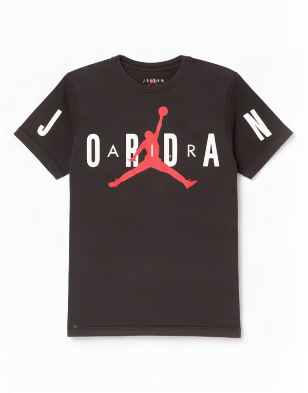 Jordan Herre grafisk T-shirt Top XS Sort bomuld