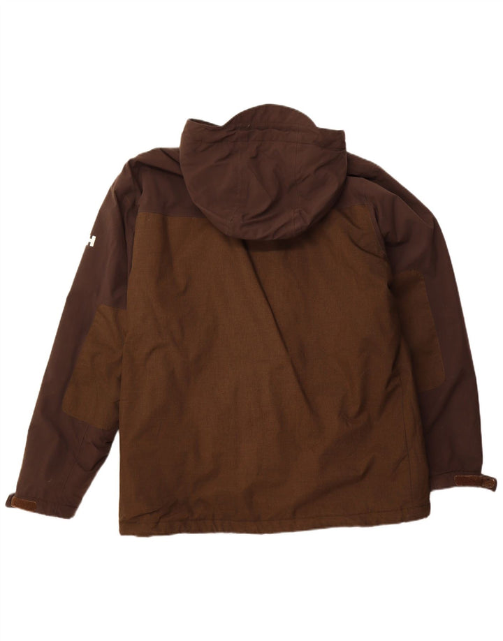 HELLY HANSEN Herre Hættejakke UK 42 XL Brun Polyester