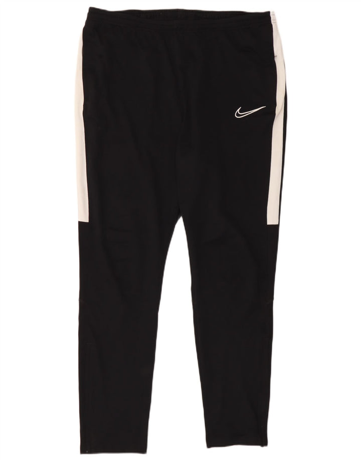Nike Herre Dri Fit træningsdragt Bukser XL Sort Colourblock Polyester