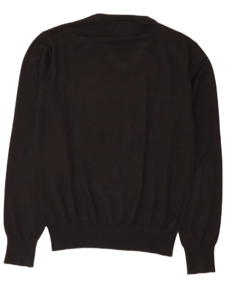GUESS Herre V-hals sweater Medium Sort Akryl