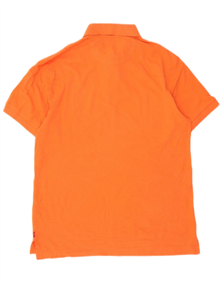IZOD Poloshirt til mænd Medium Orange Bomuld