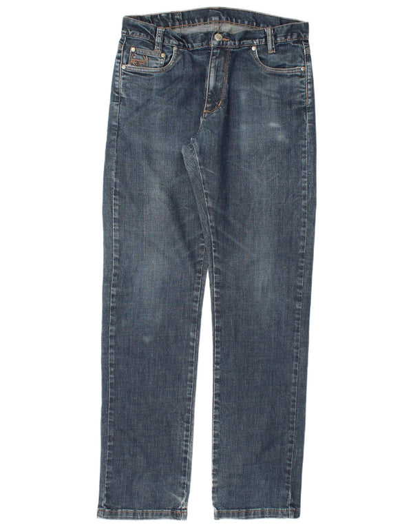 SERGIO TACCHINI Straight jeans til mænd W34 L34 Blå bomuld