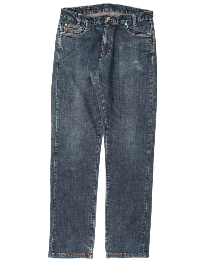SERGIO TACCHINI Straight jeans til mænd W34 L34 Blå bomuld