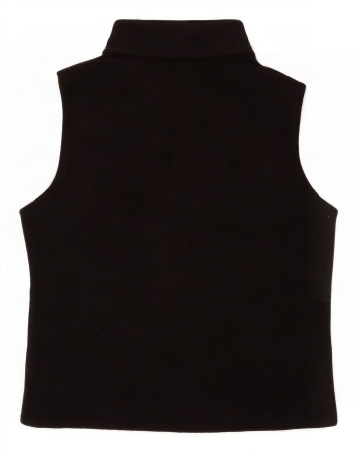 Marks & Spencer Dame Fleece Gilet UK 16 Large Black Polyester
