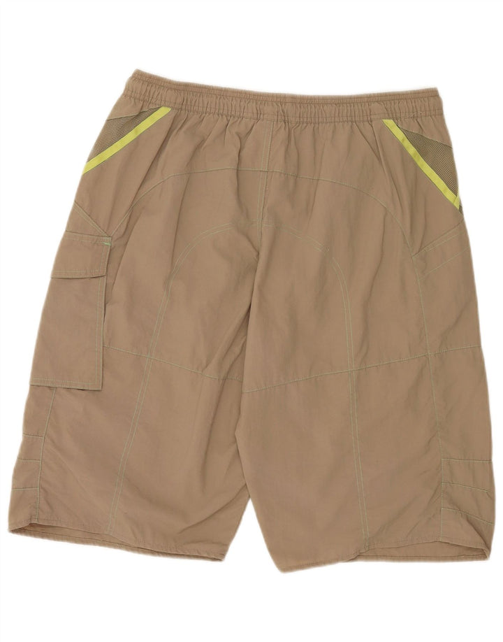 Adidas Grafiske badeshorts til mænd store Khaki Nylon