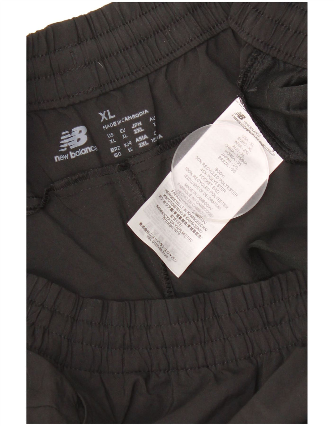 New Balance Herre træningsdragt Bukser Joggers XL Sort Polyester