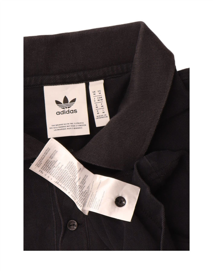 Adidas herre poloshirt Medium sort bomuld