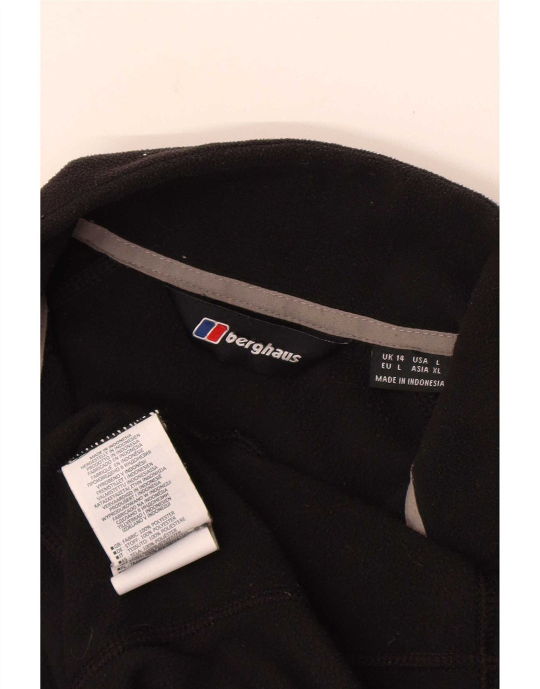 Berghaus Dame Fleecejakke UK 14 Stor Sort Polyester