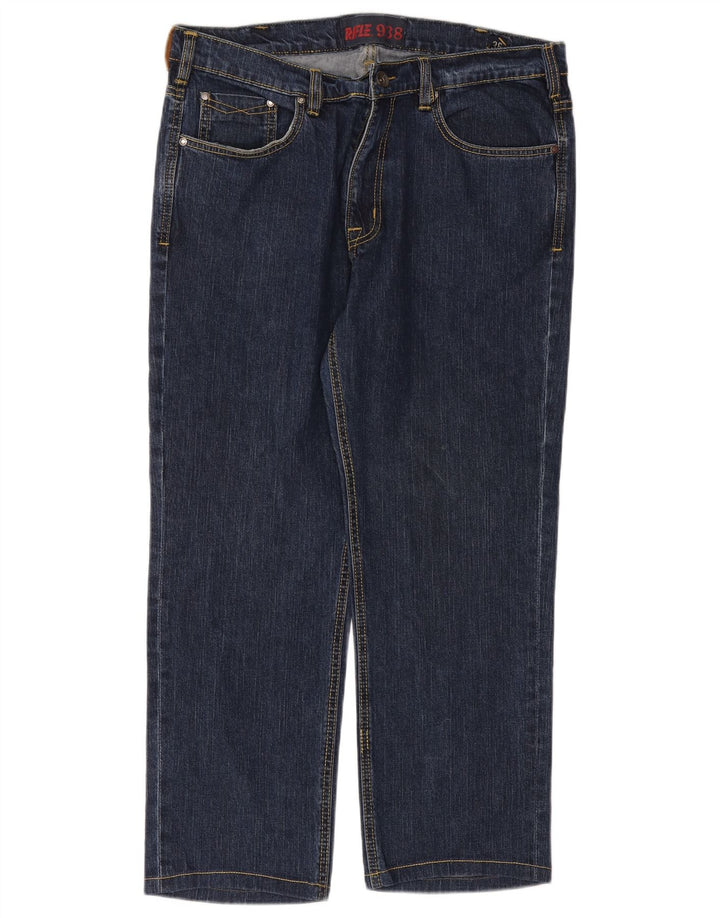 Rifle Herre Straight Jeans W36 L27 Navy Blue
