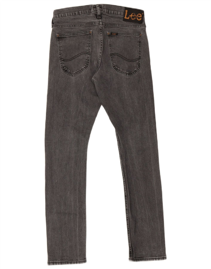 Lee Herre Luke Slim Jeans W28 L30 Grå Bomuld