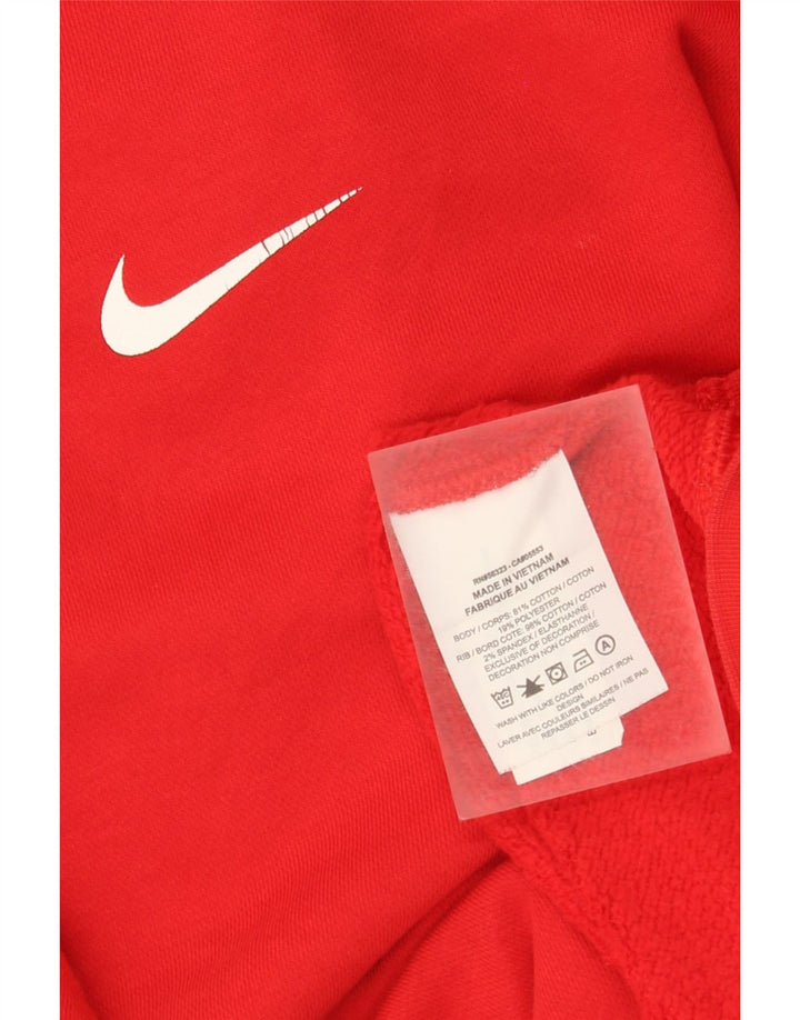 Nike Sweatshirt Jumper XL til mænd, rød bomuld